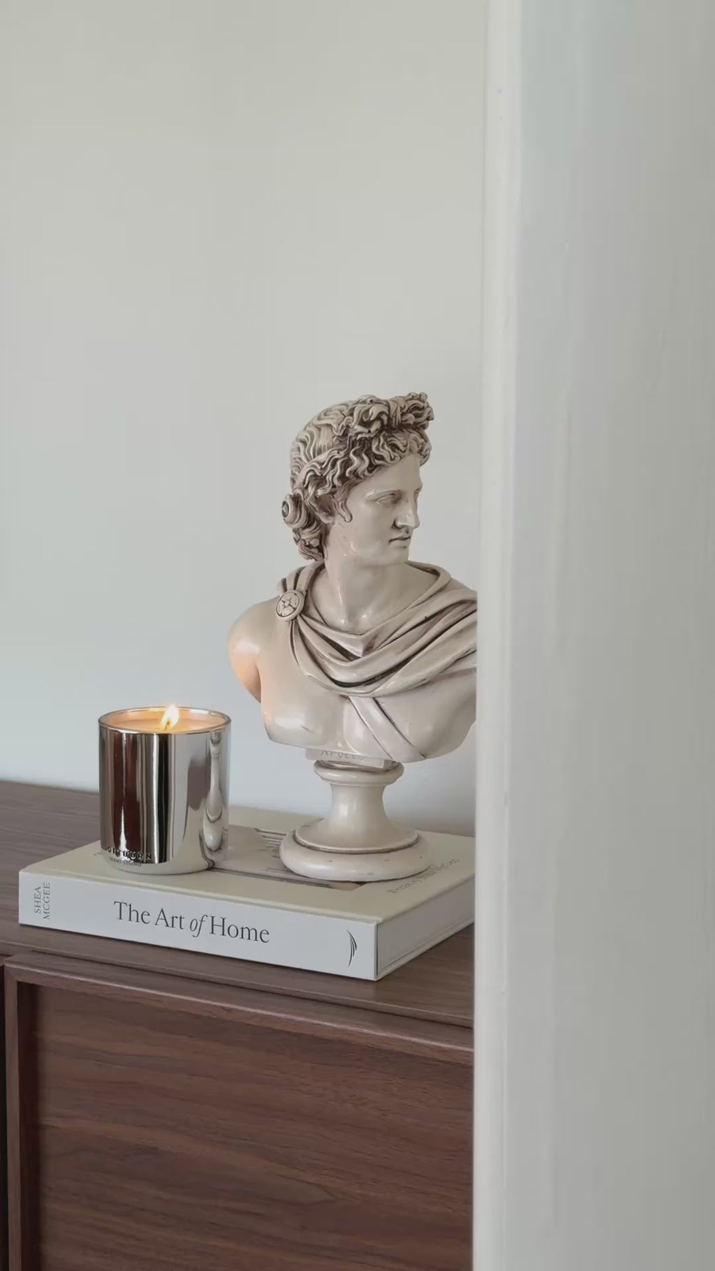 Amber Vanille - The Chrome Statement Candle (390g)