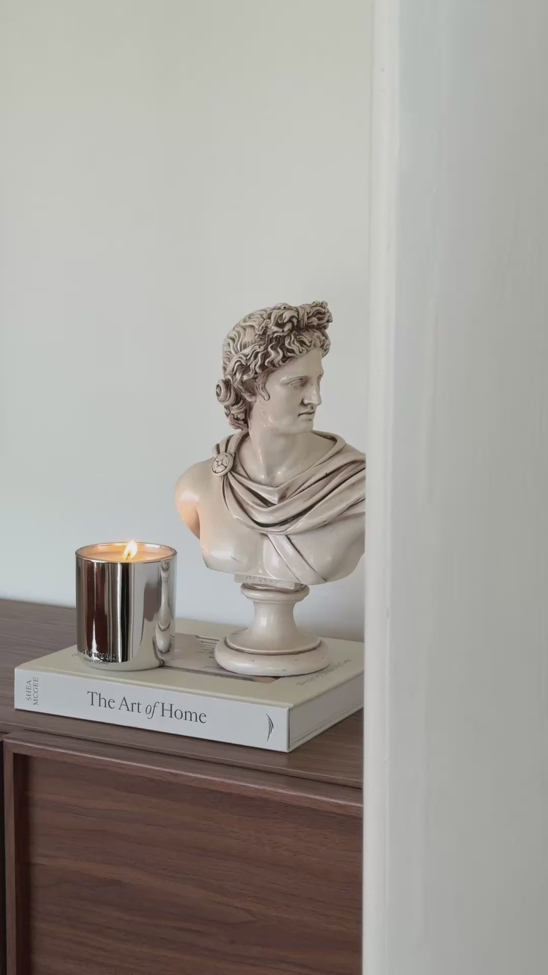 Amber Vanille - The Chrome Statement Candle (390g)